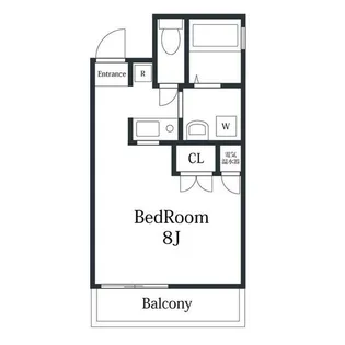 アンリシェール橋本A【3階】の間取り