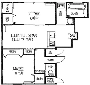 ピュアクリスタルIII【2階】の間取り