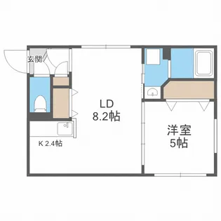 Posh桑園(ポッシュ桑園)【5階】の間取り