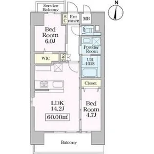 Sky Grace名古屋駅【3階】の間取り