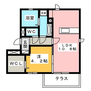 セジュール御器所III【3階】の間取り