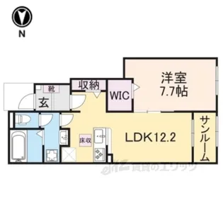 コンフォール園部【1階】の間取り