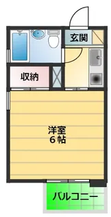 桜館5【4階】の間取り