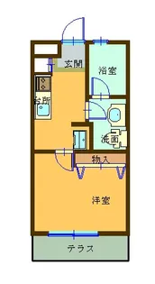 プランドール・HANA【1階】の間取り