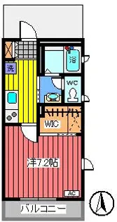 イーストコート浦和【2階】の間取り