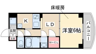 ノルデンタワー新大阪アネックスA棟【10階】の間取り