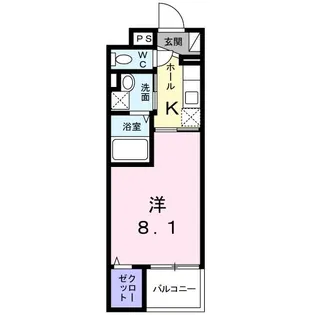 アルカンシエルオー【4階】の間取り