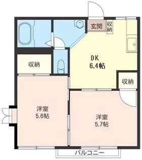 ポーエルVI C棟【1階】の間取り