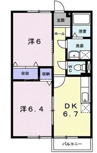 ニューシティー23【2階】の間取り