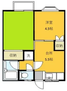 DOWN TOWN323【1階】の間取り