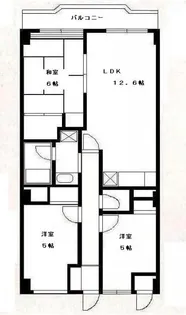 ロワジール多摩川【3階】の間取り