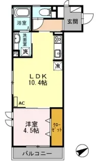 シャルムC【2階】の間取り