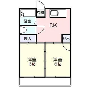 (株)かがみマンション【3階】の間取り