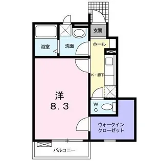オルタンシア【1階】の間取り