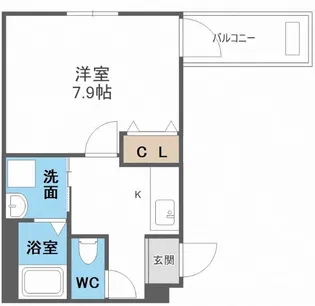 フジパレス新金岡II番館【3階】の間取り