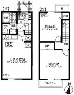 クアトロ千歳台【1階】の間取り