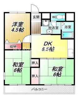 アネックス平野【4階】の間取り