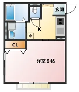 メゾン ソレイユ【1階】の間取り