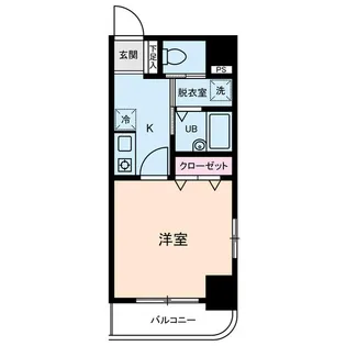ハーモニーハイツ【2階】の間取り