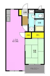 ジューンパレス【3階】の間取り