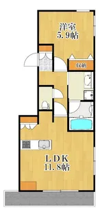 ヴァンベール【2階】の間取り