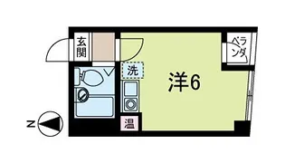 グレースコート泰岳【1階】の間取り