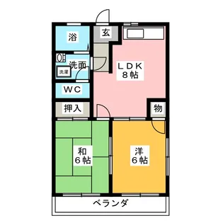 ファミールKATO【2階】の間取り