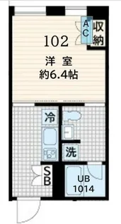 Fullea恵比寿 フレア恵比寿の間取り