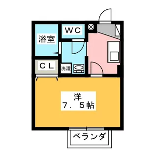 マルベリー弐番館【1階】の間取り