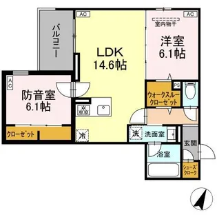 プリド【2階】の間取り