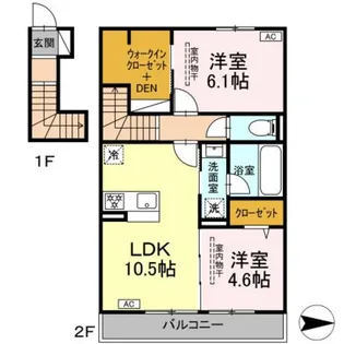 エスペランサ【2階】の間取り