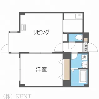 フレンドリー山の手【2階】の間取り