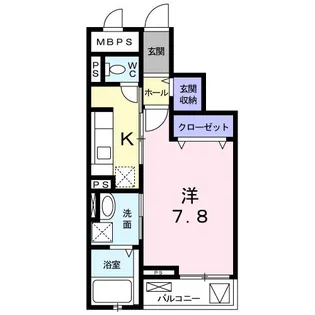 Y’sアビタシオン【2階】の間取り