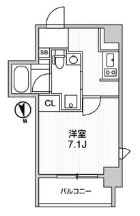 Lighthouse元浅草【5階】の間取り