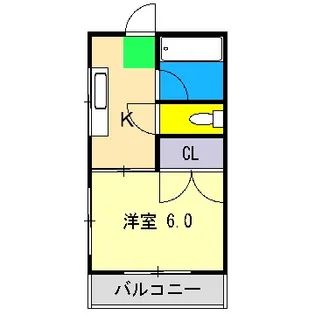 ユーマンション【2階】の間取り
