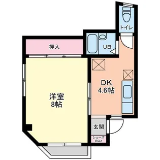 ラパン佐藤【1階】の間取り