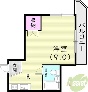 テラスローズマリー【3階】の間取り