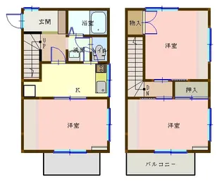 フォーブルMSの間取り