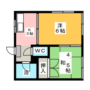 石野コーポ【2階】の間取り