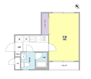 メゾンブランカ【2階】の間取り