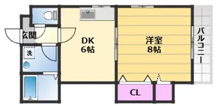 メゾンコンフォート【2階】の間取り