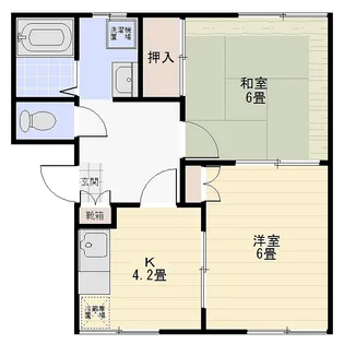 K金沢1号棟【1階】の間取り