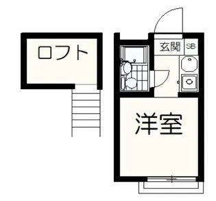 アップルハウスかすみ【1階】の間取り