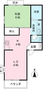 べレールハイム【1階】の間取り