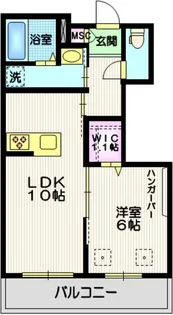 メゾンローズガーデン【1階】の間取り