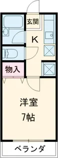 コーポみらいパート1【2階】の間取り