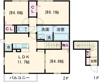 フェリーチェIIの間取り