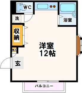 ヴィレッジアート【2階】の間取り