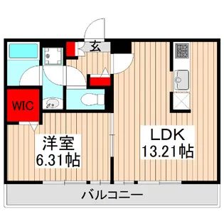 リブリ・膝折【2階】の間取り