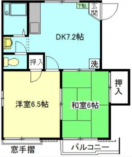 アメニティハイツ西新井II【2階】の間取り